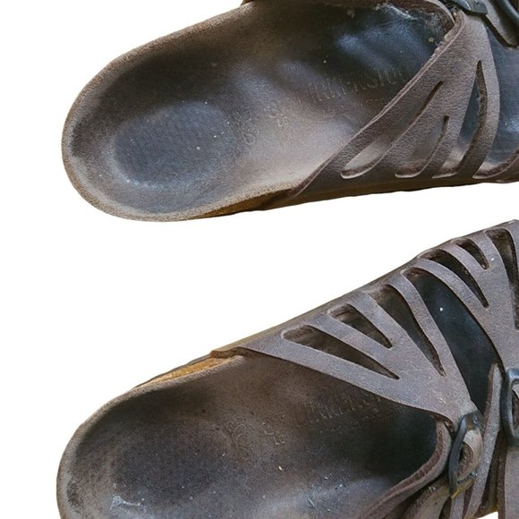 Womens Brown Birkenstock Sandals Size 37 Granada 6-6.5 - Picture 4 of 4